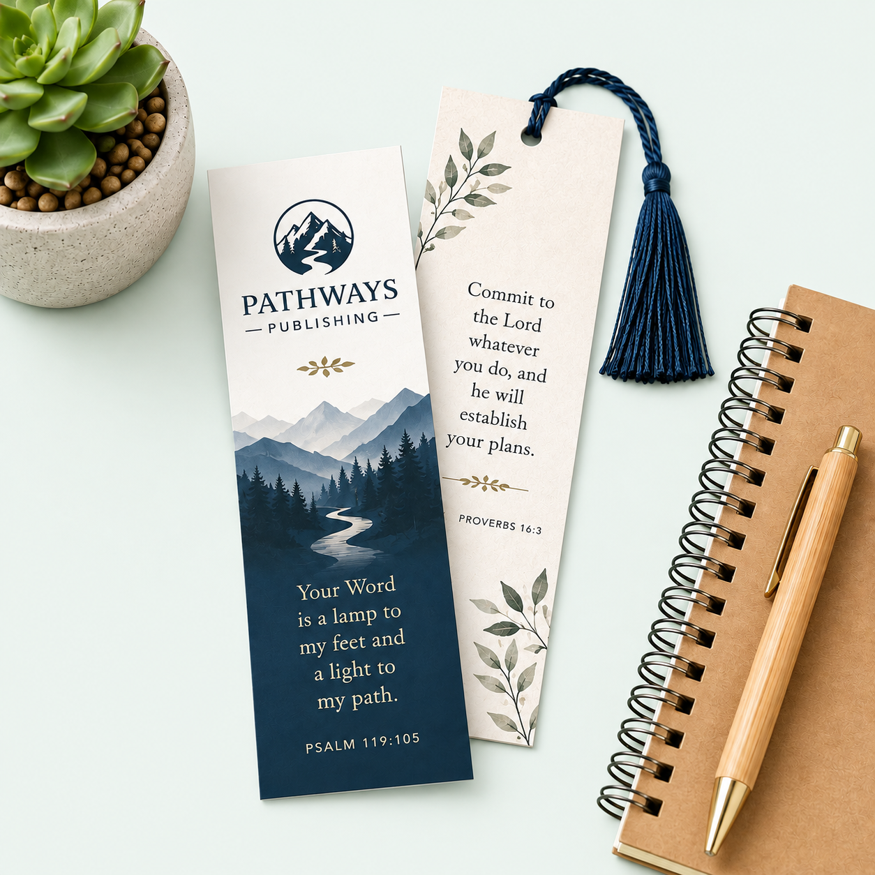 Custom printed bookmarks for schools, churches, libraries and promotions
