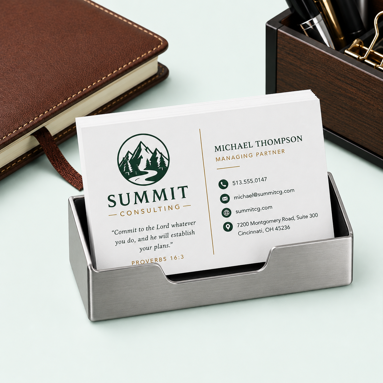 Custom standard, premium and specialty business cards with professional full-color printing