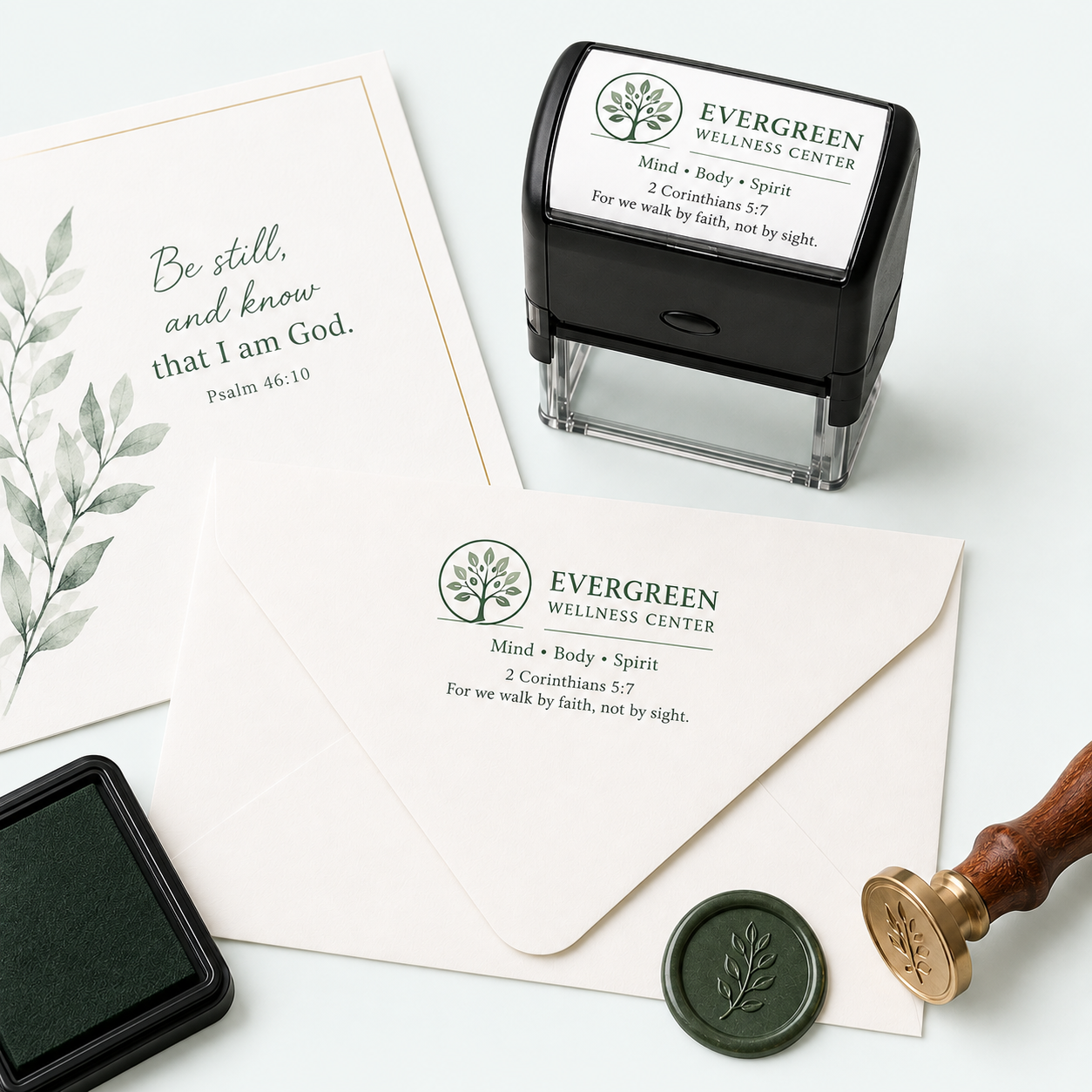 Custom business stamps for addresses approvals dates logos and office use