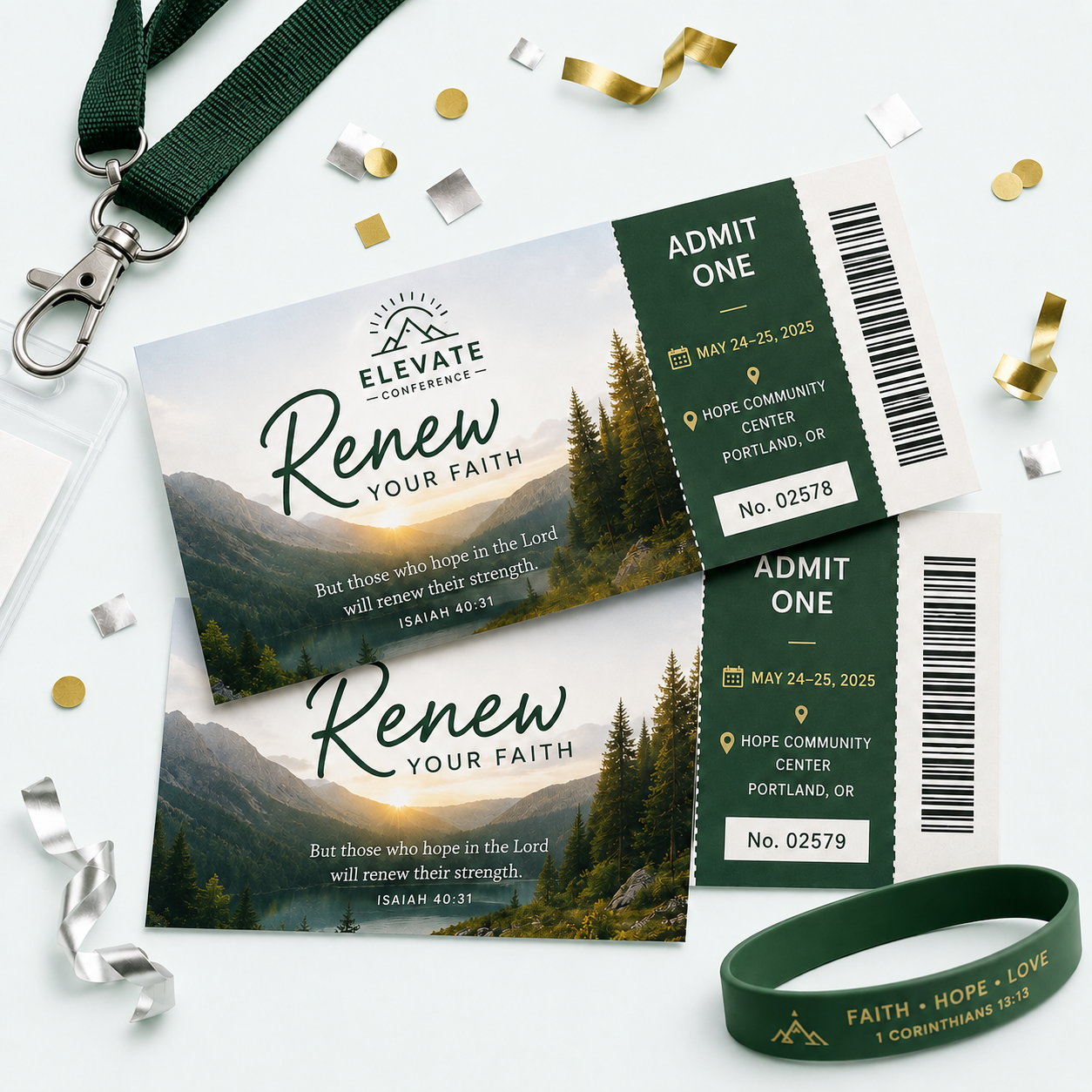 Custom printed tickets for events admissions raffles and fundraisers