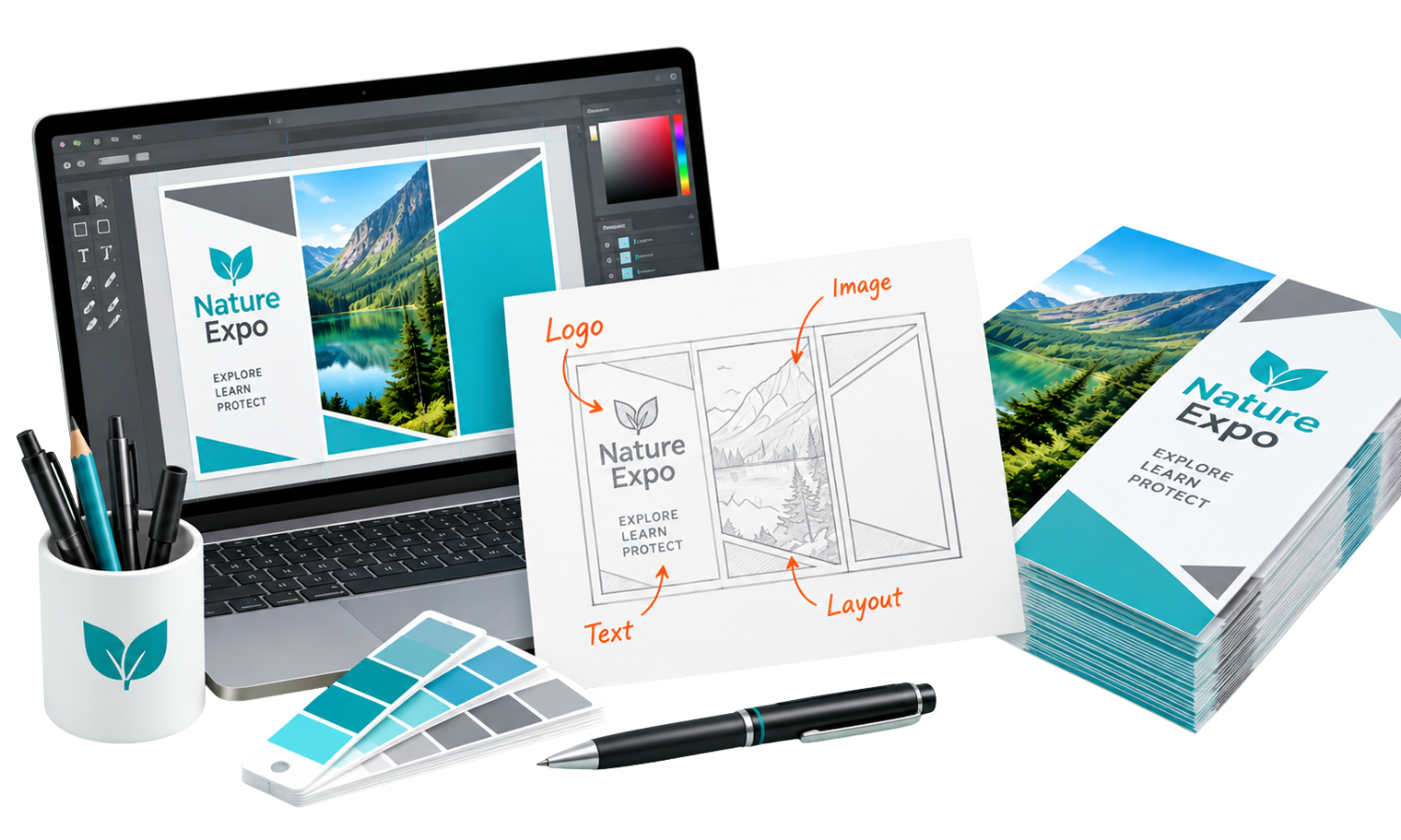 Request Design Service (Bill Later) illustration