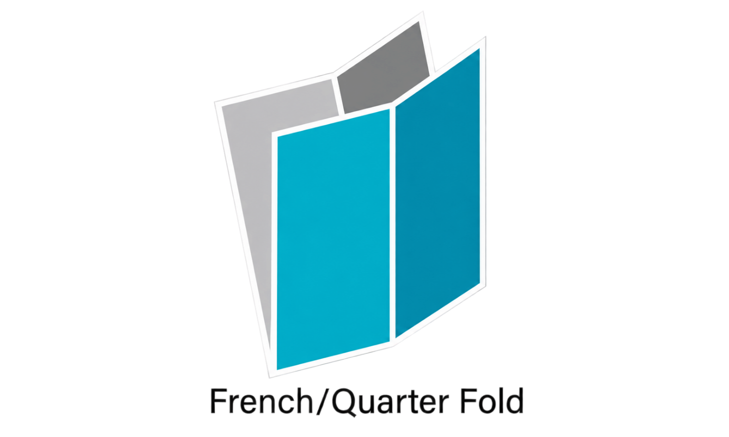 French / Quarter Fold illustration