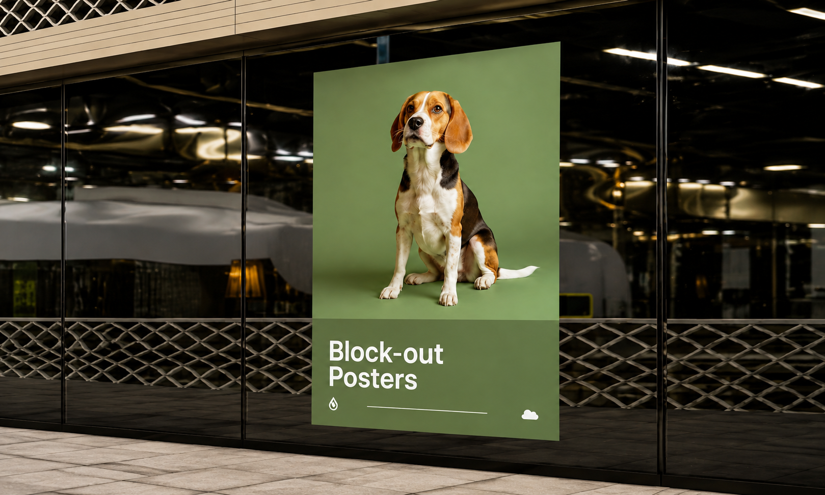 Blockout Poster illustration