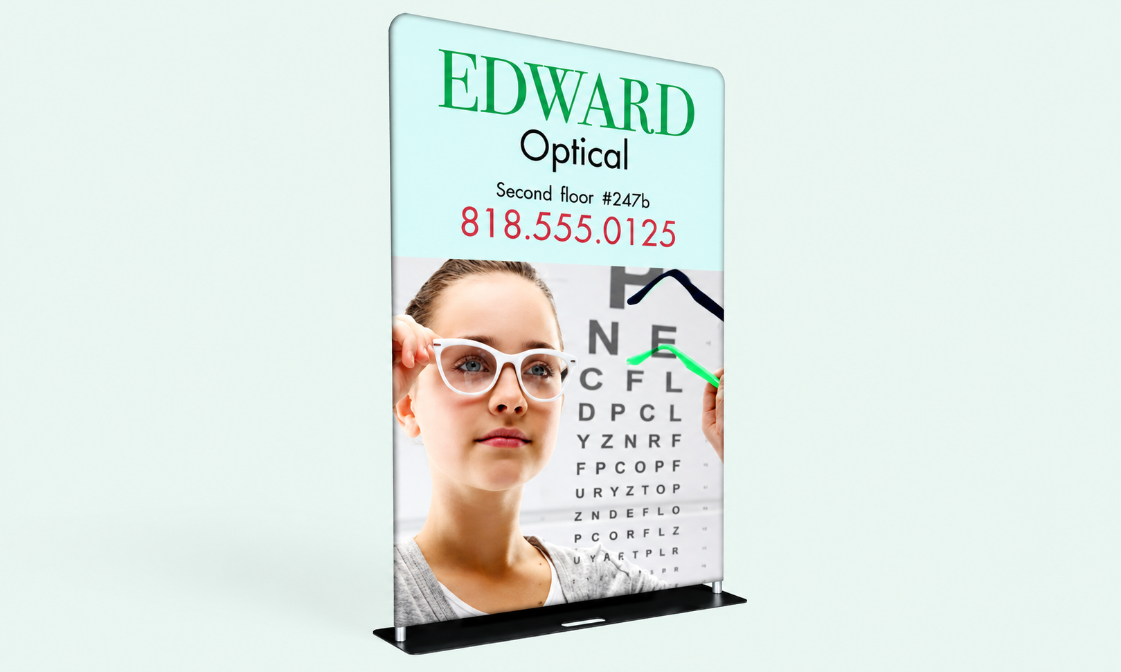 Large Fabric Tube Display illustration