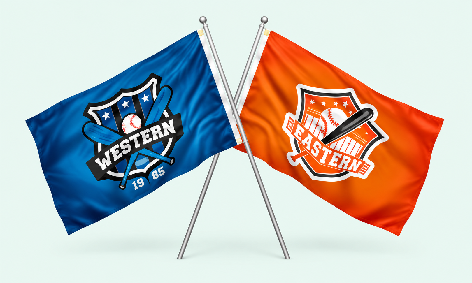 Pole Flag illustration