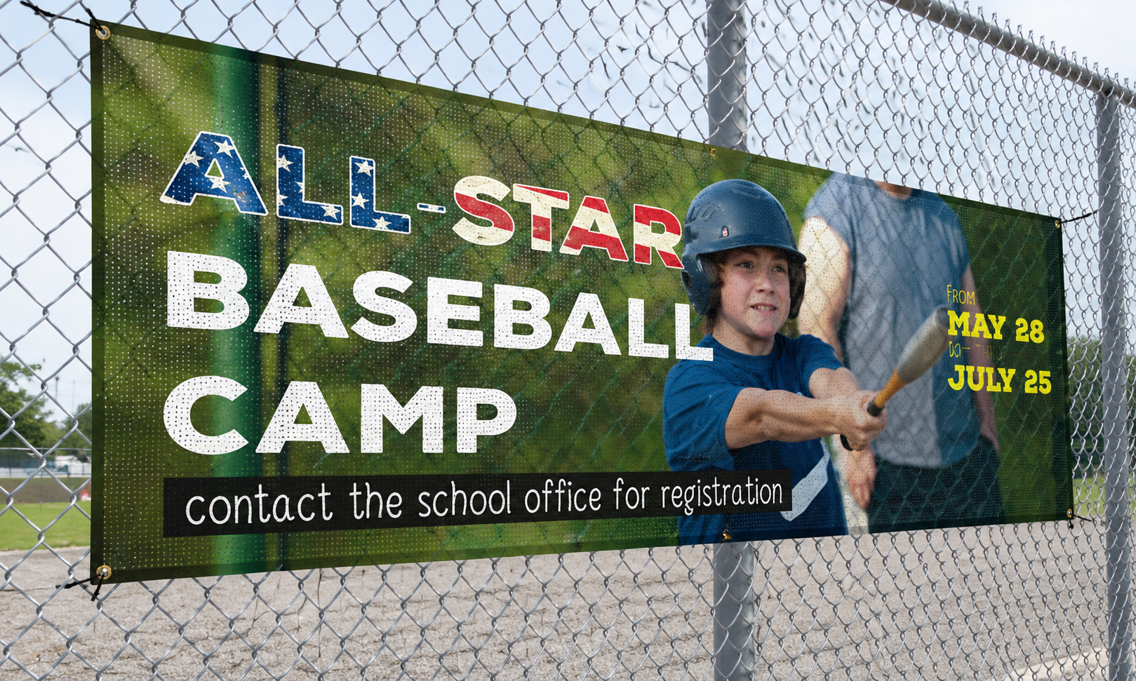 Mesh Banner illustration