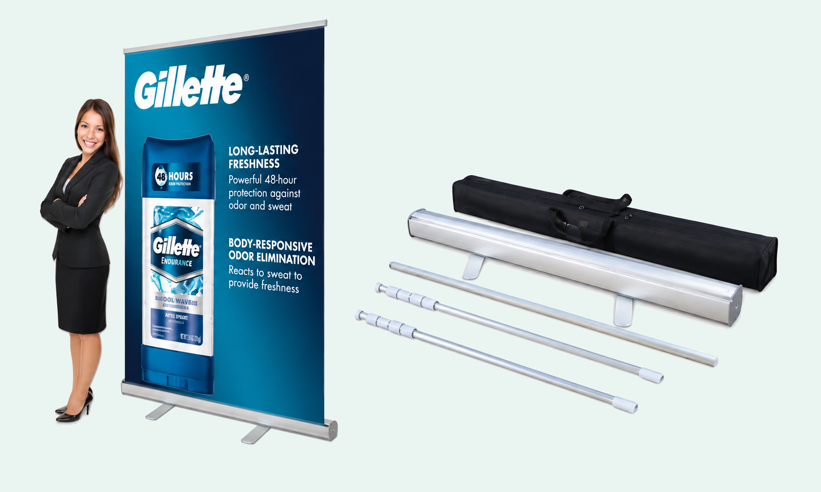 Retractable Roll Up Medium illustration