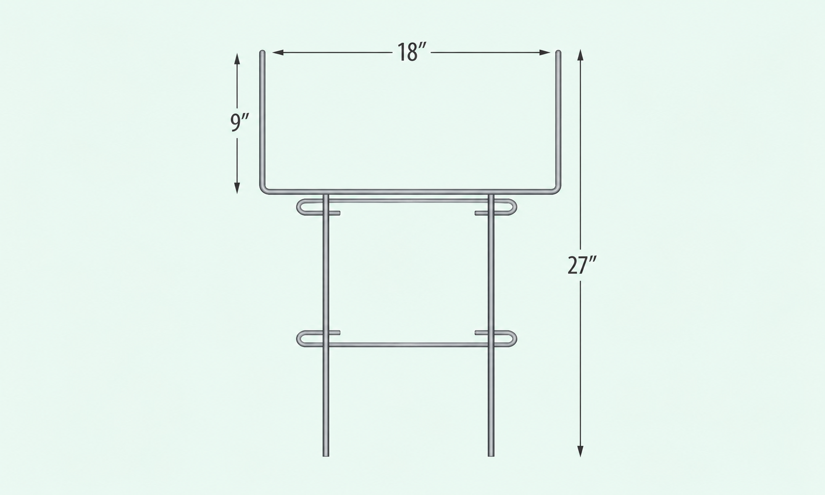 Premier Galvanized Stake illustration