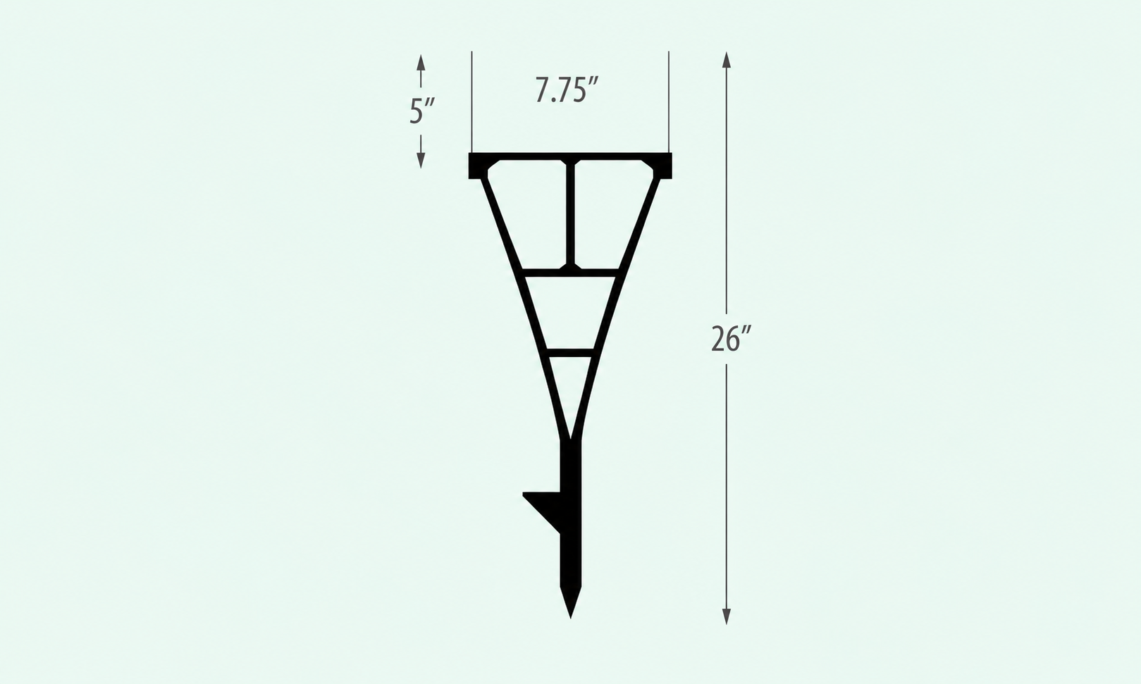 Spider Stake illustration