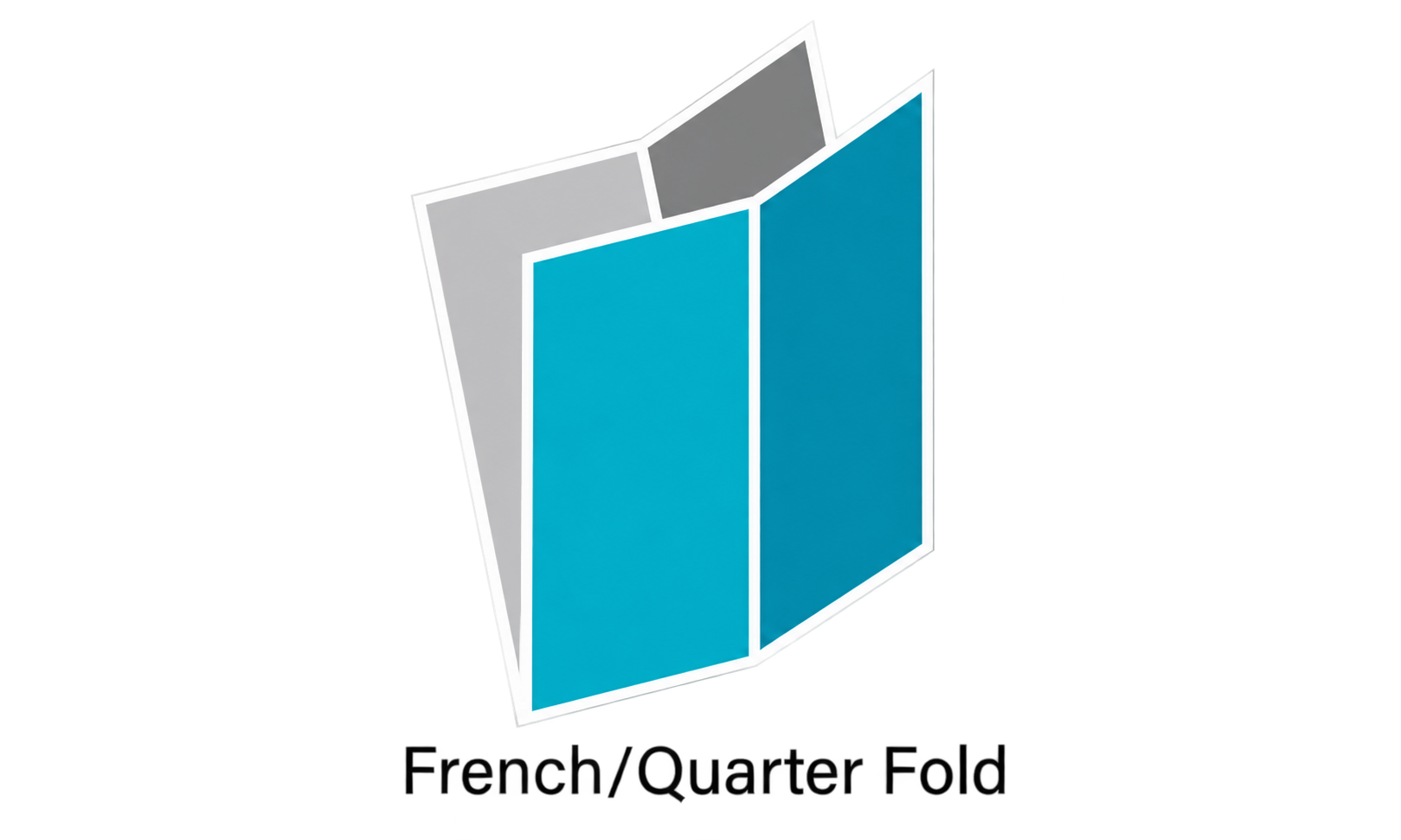 French / Quarter Fold illustration