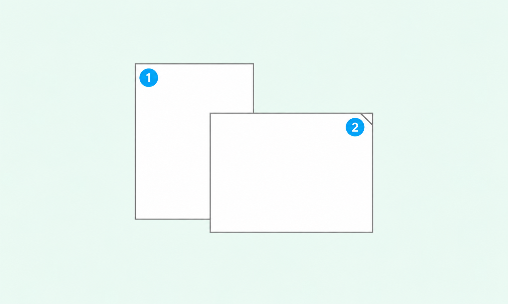 Stapled illustration