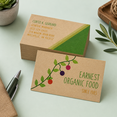 Brown Kraft Business Cards