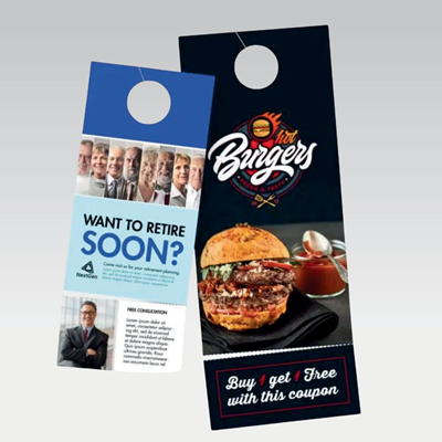 Tear Off Door Hangers