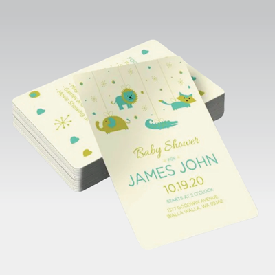 Plastic Greeting Cards
