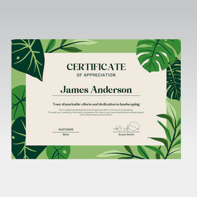 Natural Certificates