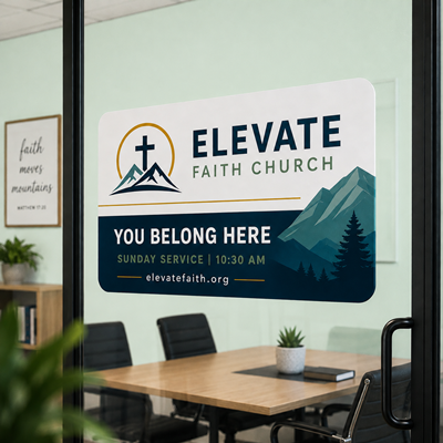 Adhesive Signs