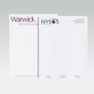 Premium Short Run Letterheads
