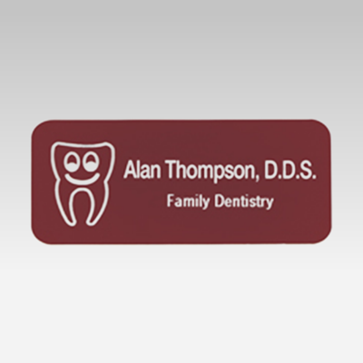 Engraved Plastic Badges