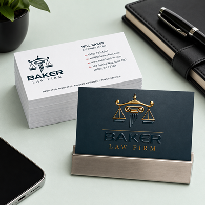 Raised Spot UV Business Cards