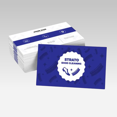 Suede Business Cards
