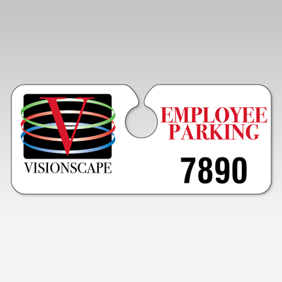 Parking Permit Tags (Full Color)