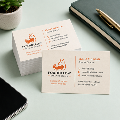 Spot Color Business Cards