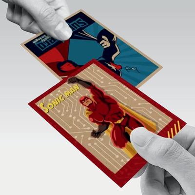 Brown Kraft Trading Cards
