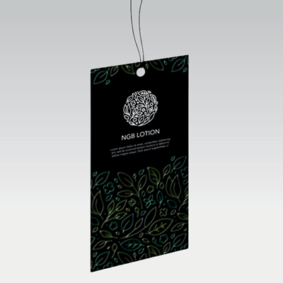 Raised Spot UV Hang Tags