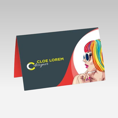 Fold Over Business Cards