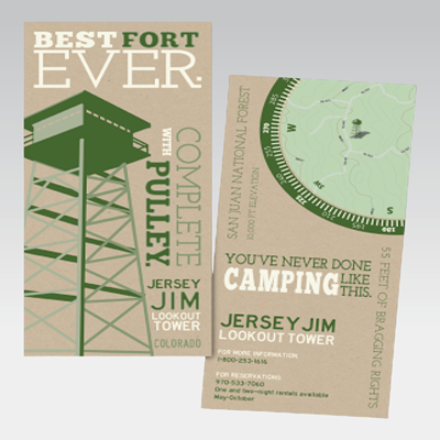Brown Kraft Rack Cards