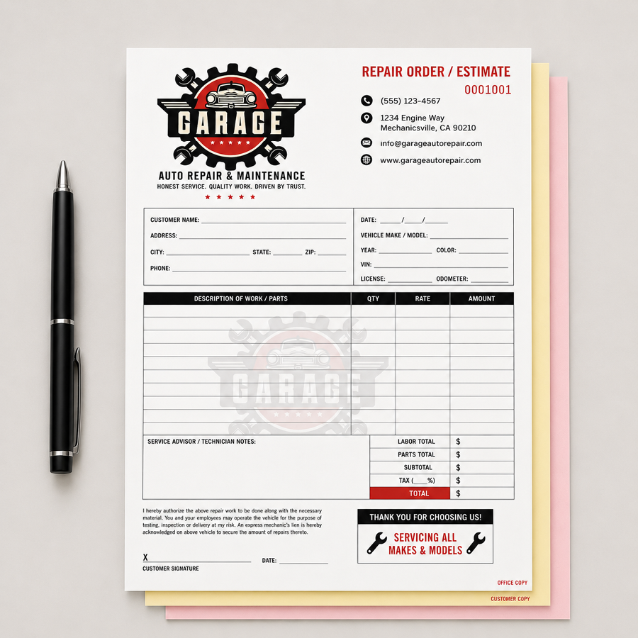 Carbonless / NCR Forms